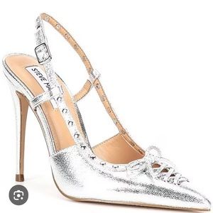 Steve Madden silver heels
